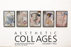 Aesthetic Collages Vol. 2 - Wall Art - CraftNest - Digital Crafting and Art