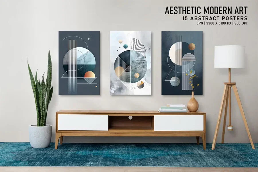 Aesthetic Modern Art - Wall Art - CraftNest - Digital Crafting and Art