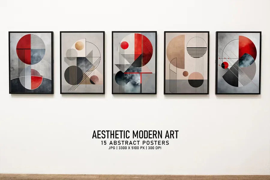 Aesthetic Modern Art - Wall Art - CraftNest - Digital Crafting and Art