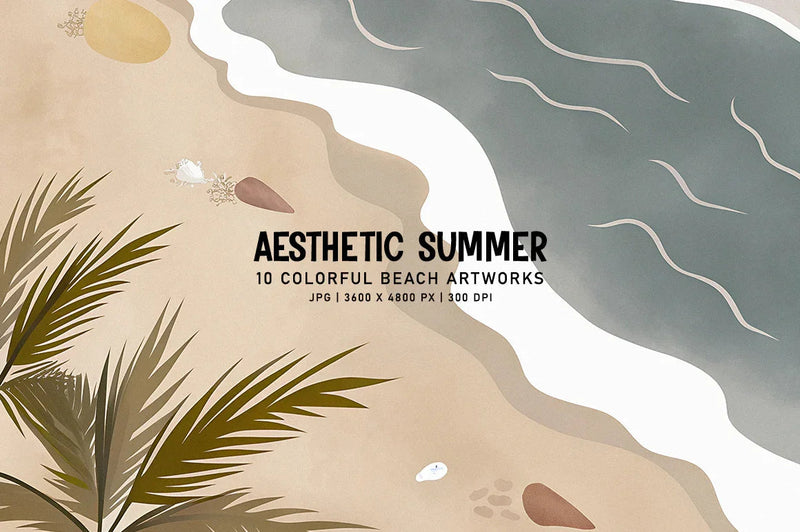 Aesthetic Summer - Wall Art - CraftNest - Digital Crafting and Art