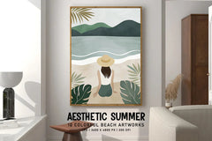 Aesthetic Summer - Wall Art - CraftNest - Digital Crafting and Art