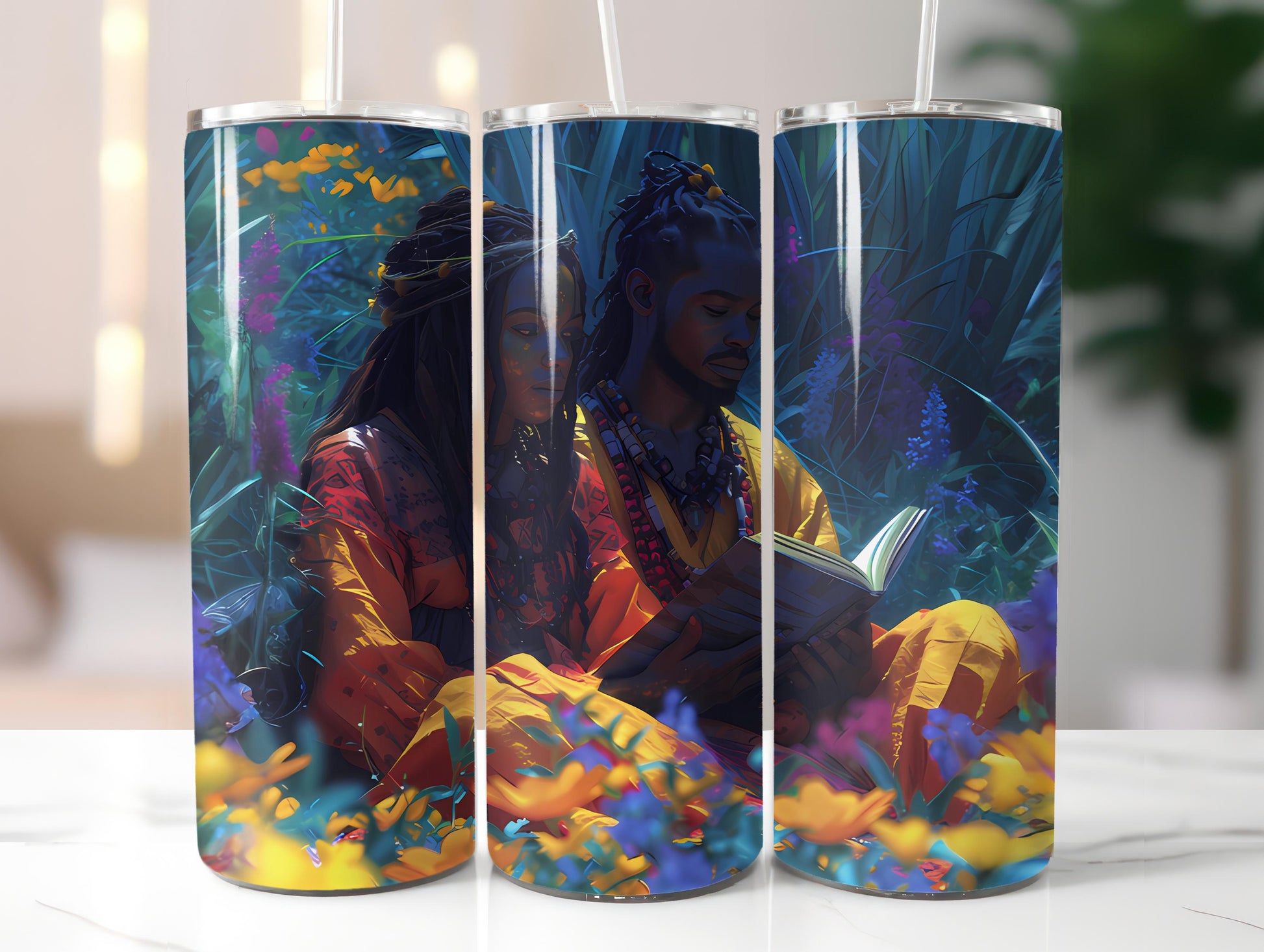 Afro-American Easter 1 Tumbler Wrap - CraftNest