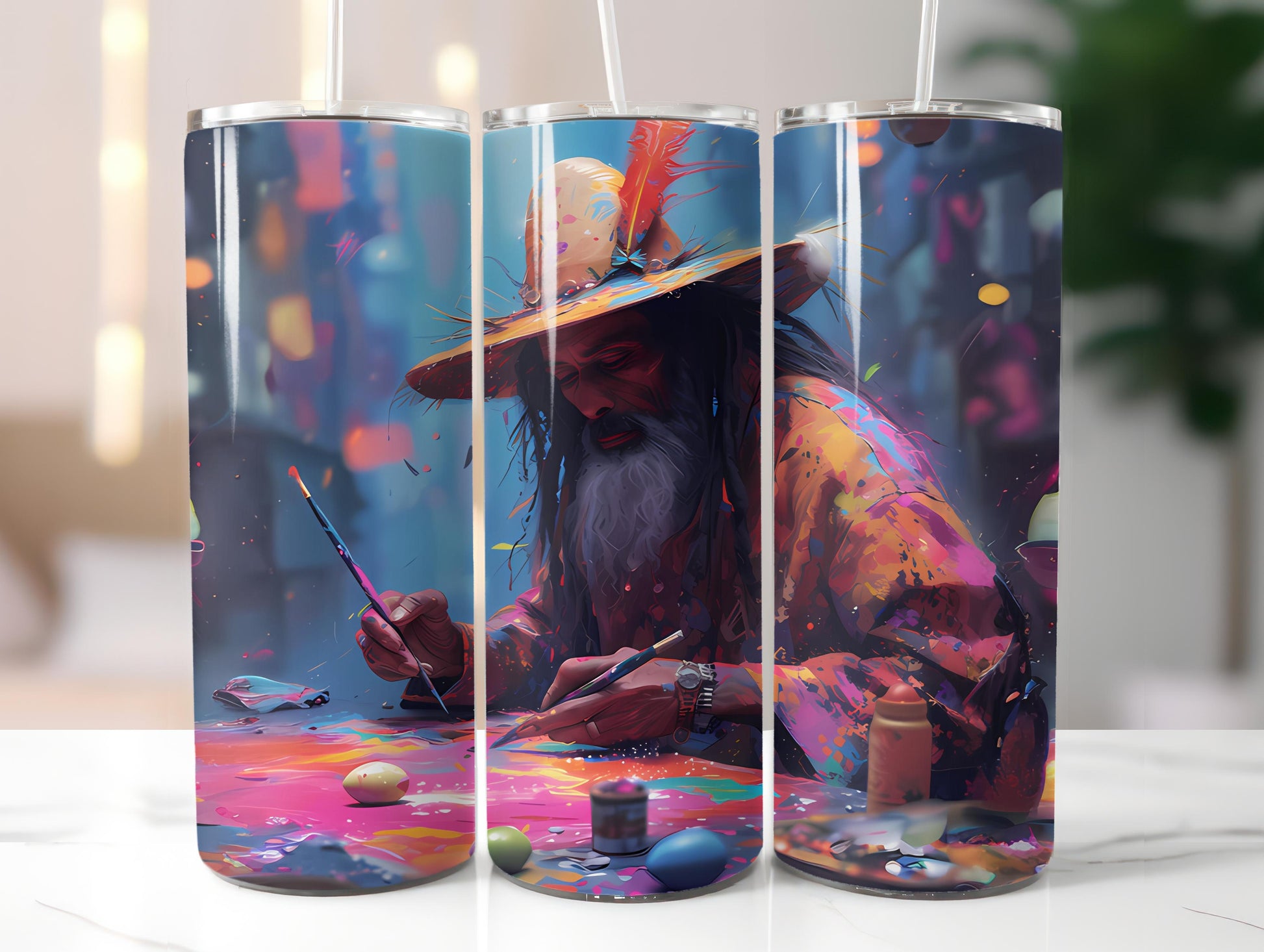 Afro-American Easter 5 Tumbler Wrap - CraftNest