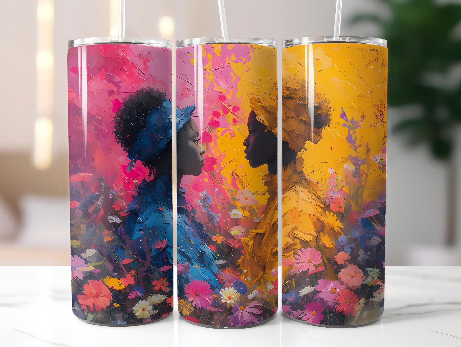 Afro-American Easter 1 Tumbler Wrap - CraftNest