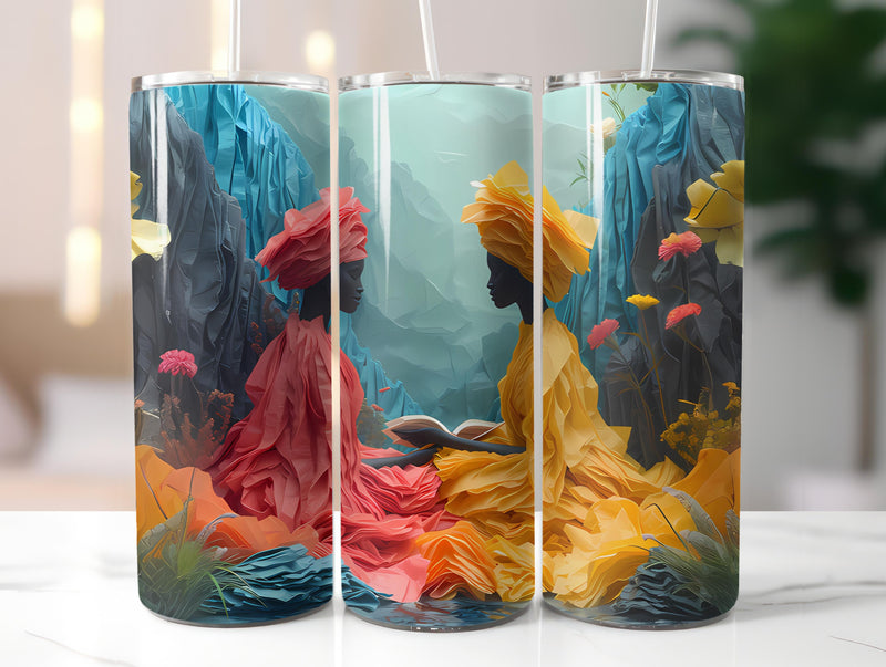 Afro-American Easter 5 Tumbler Wrap - CraftNest