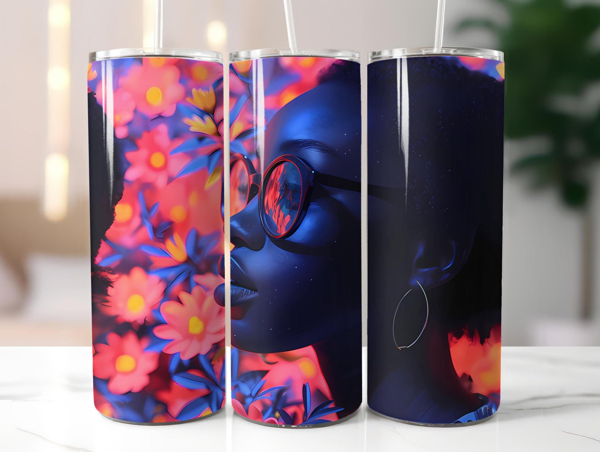 Afro-American Easter 1 Tumbler Wrap - CraftNest