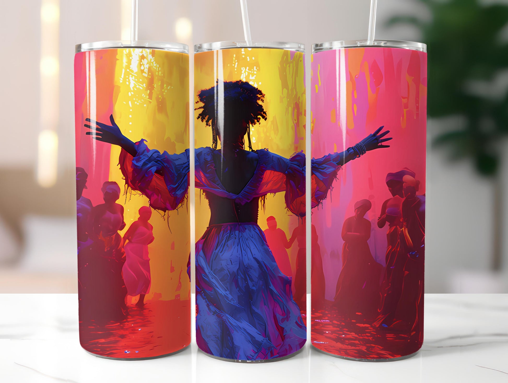 Afro-American Easter 1 Tumbler Wrap - CraftNest