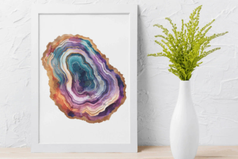 Agate Geode Slices Clipart Bundle - CraftNest - Digital Crafting and Art