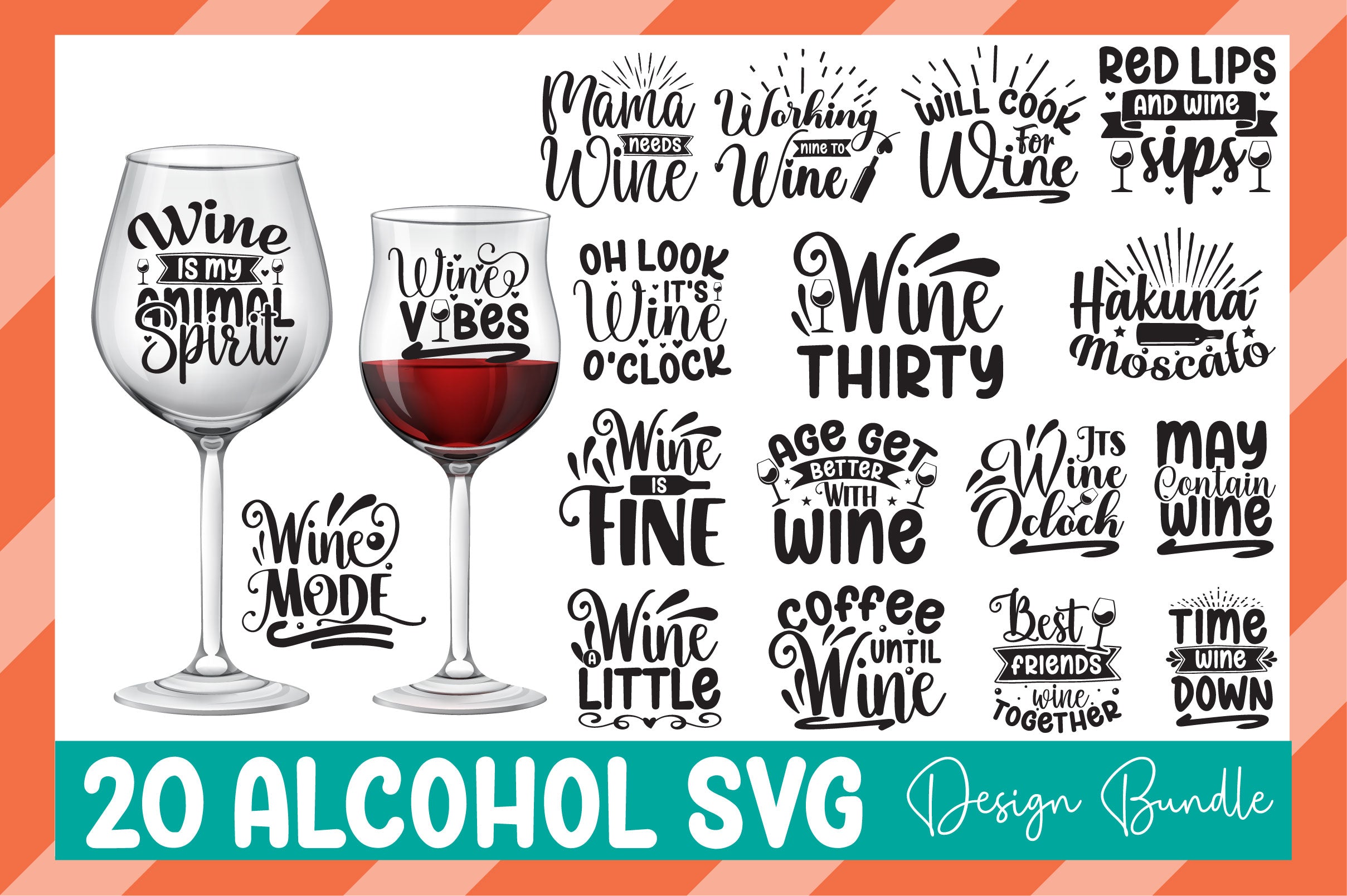 Alcohol Bundle SVG Bundle