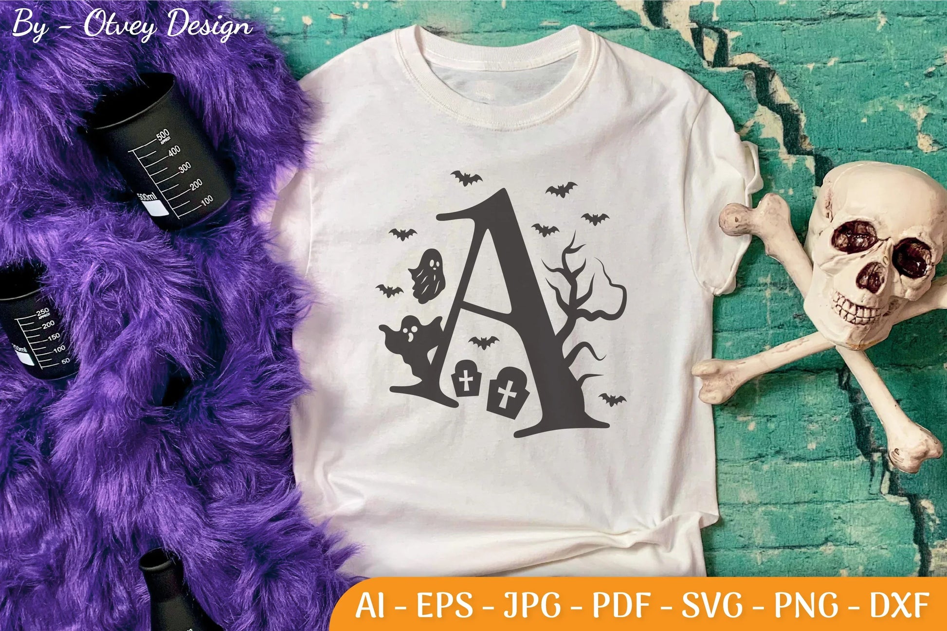 Alphabet Halloween SVG Bundle - CraftNest - Digital Crafting and Art