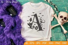 Alphabet Halloween SVG Bundle - CraftNest - Digital Crafting and Art