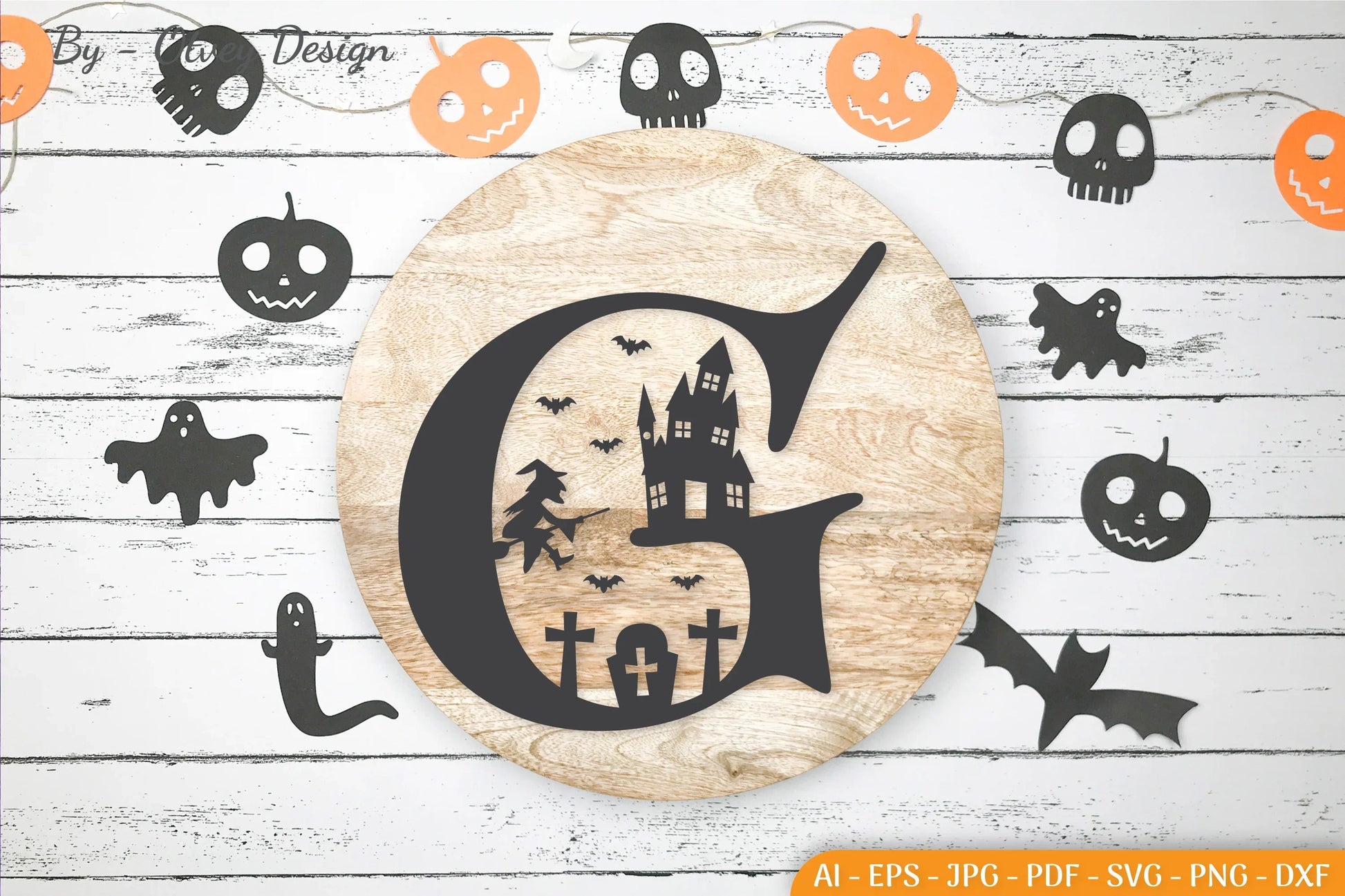 Alphabet Halloween SVG Bundle - CraftNest - Digital Crafting and Art