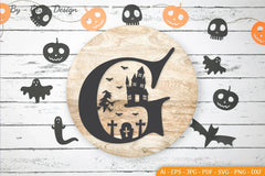 Alphabet Halloween SVG Bundle - CraftNest - Digital Crafting and Art