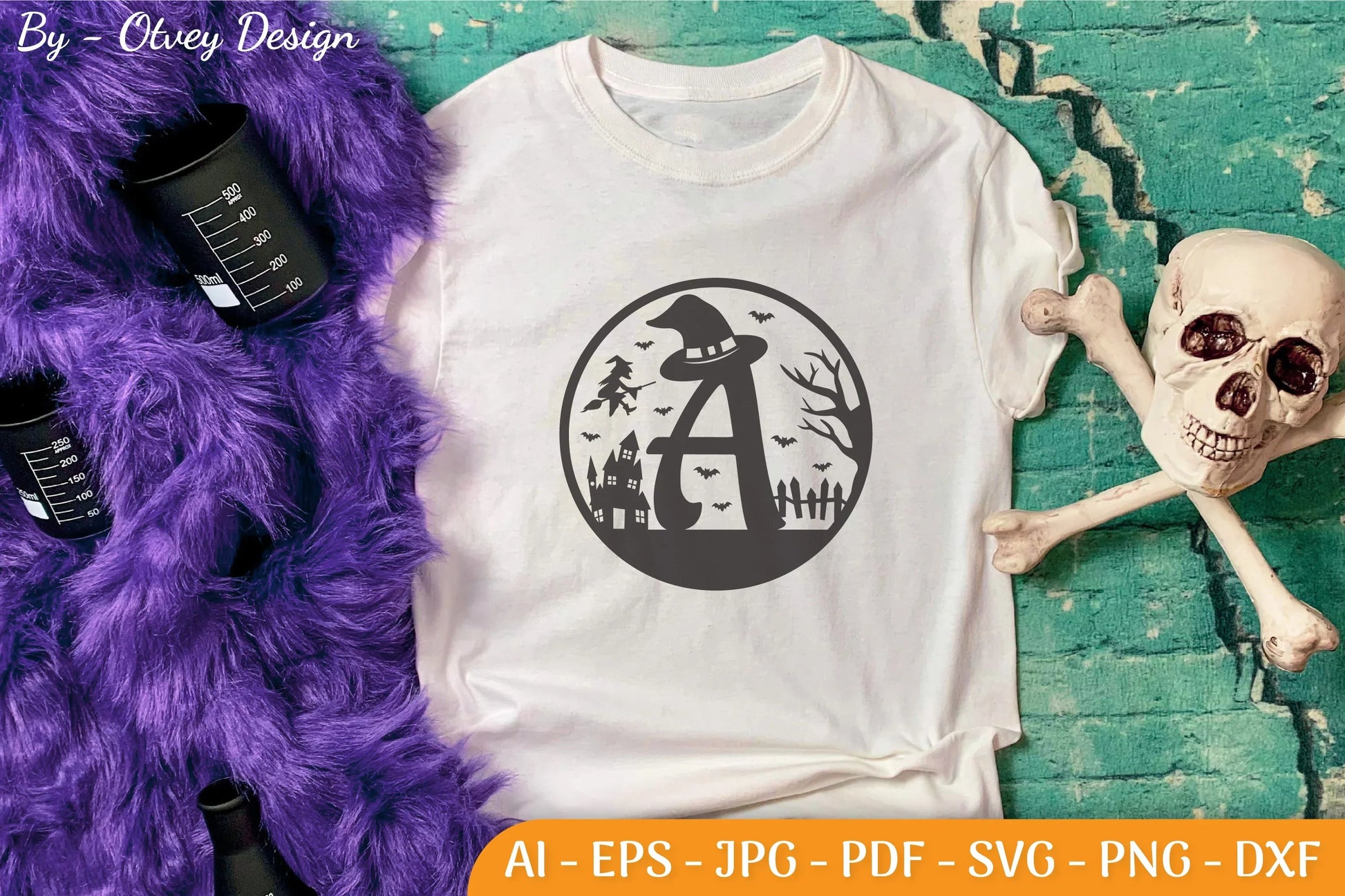 Alphabet Halloween SVG Bundle - CraftNest - Digital Crafting and Art