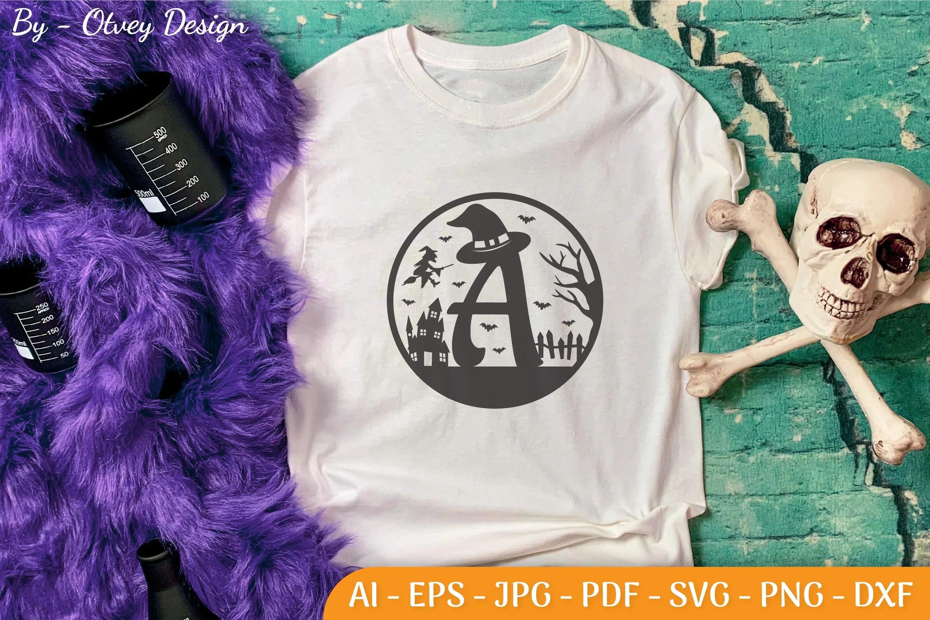 Alphabet Halloween SVG Bundle - CraftNest - Digital Crafting and Art