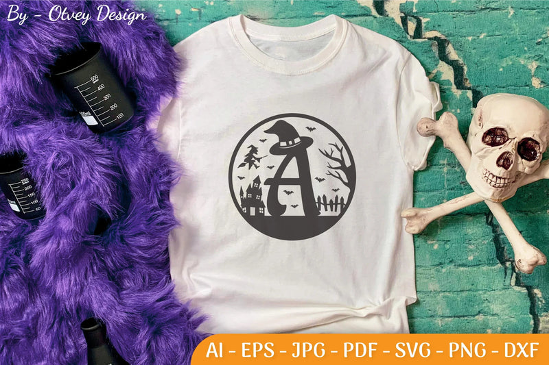 Alphabet Halloween SVG Bundle - CraftNest - Digital Crafting and Art