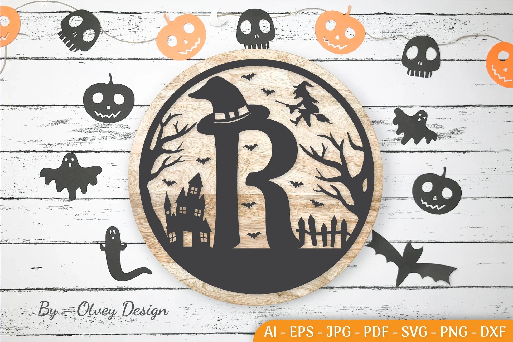 Alphabet Halloween SVG Bundle - CraftNest - Digital Crafting and Art