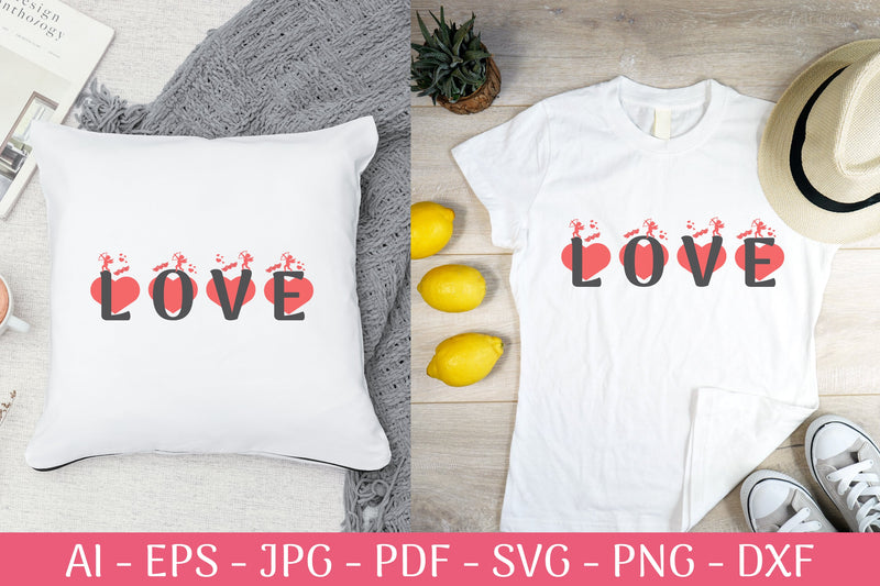 Alphabet Valentine SVG Bundle 2 - CraftNest - Digital Crafting and Art