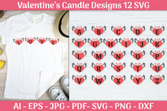 Alphabet Valentine Wing Black SVG Bundle - CraftNest - Digital Crafting and Art