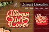 Always In Love Laser Cut Decoration Bundle