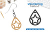 America Earring Lasercut SVG Bundle