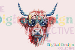 American Western 4th of July Cow Clipart Bundle - CraftNest - Digital Crafting and Art