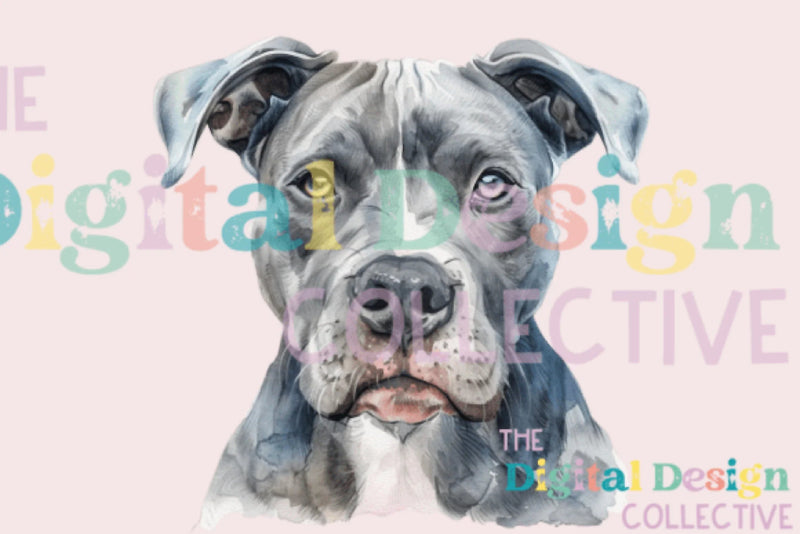 Unique Artistic Pitbull T-Shirt Design Bundle - CraftNest - Digital Crafting and Art
