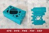 American Football Gift Box Paper Cut Clipart Bundle