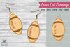 American Football Laser Cut Earrings SVG Bundle