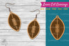 American Football Laser Cut Earrings Clipart Bundle