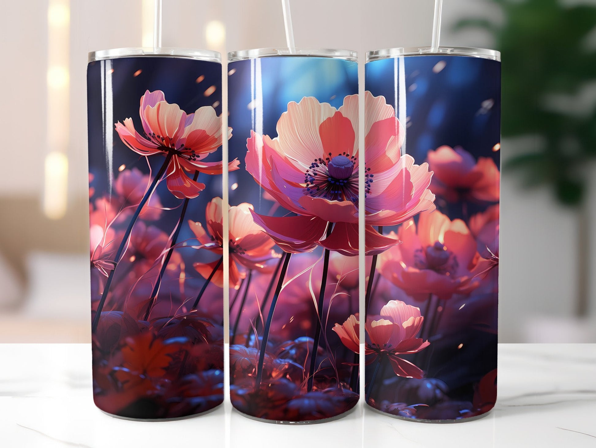Anemone Afterglow Tumbler Wrap - CraftNest