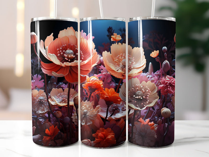 Anemone Afterglow Tumbler Wrap - CraftNest