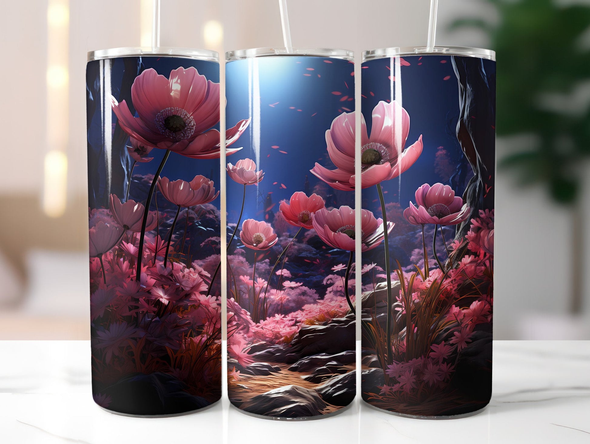 Anemone Afterglow Tumbler Wrap - CraftNest