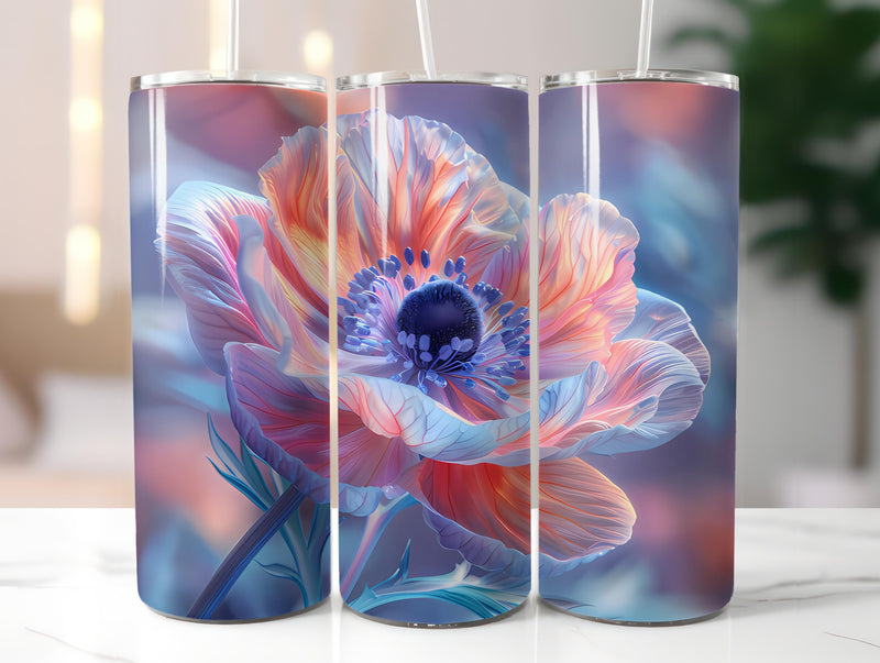 Anemones Flowers Tumbler Wrap - CraftNest - Digital Crafting and Art