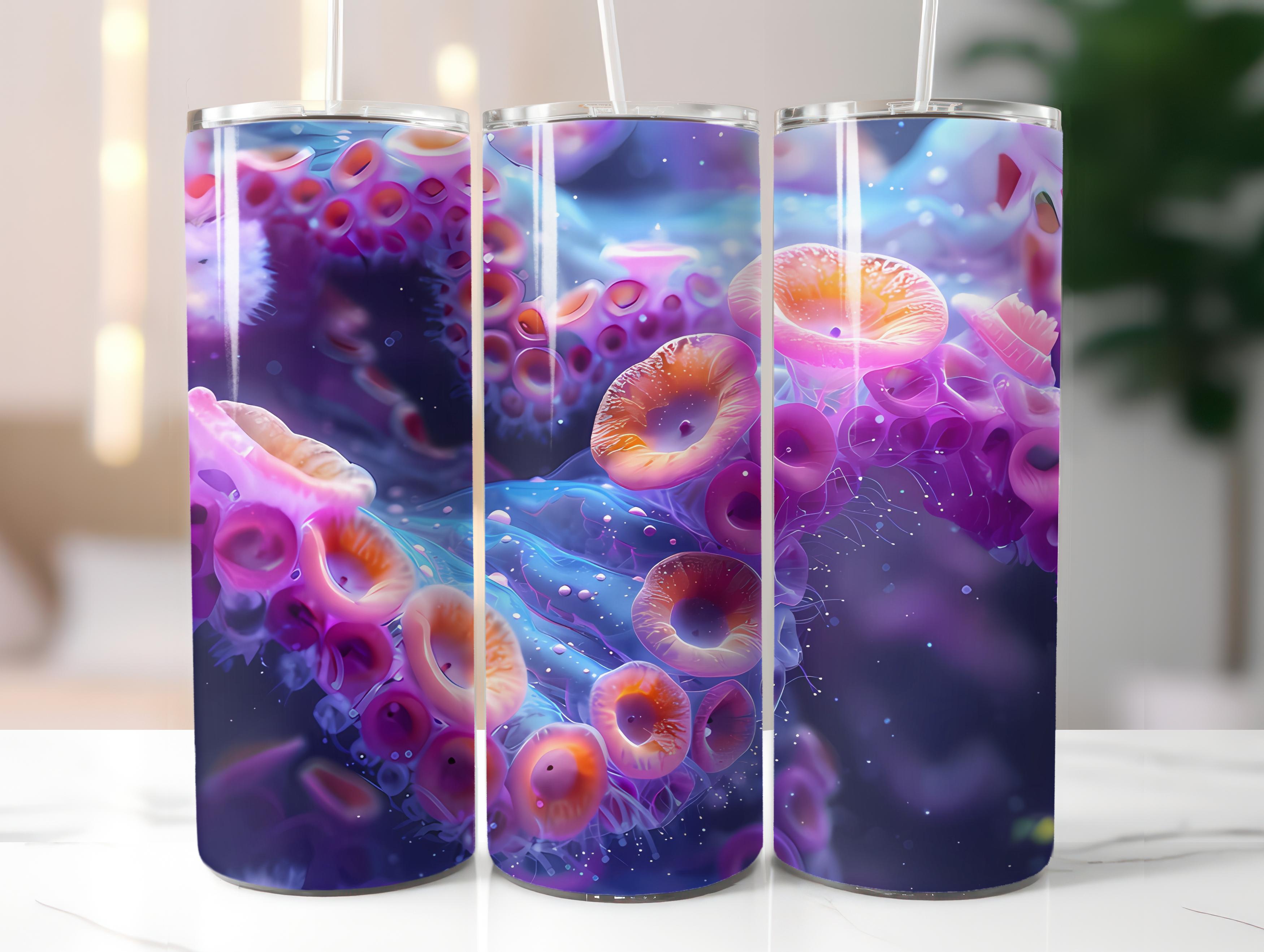 Anemones Flowers Tumbler Wrap - CraftNest - Digital Crafting and Art