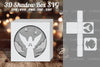 Angel 3D Papercut Shadow Box SVG Bundle