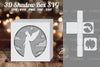 Angel 3D Papercut Shadow Box SVG Bundle