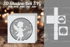Angel Kids 3D Papercut Shadow Box Clipart Bundle