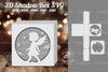 Angel Kids 3D Papercut Shadow Box Clipart Bundle