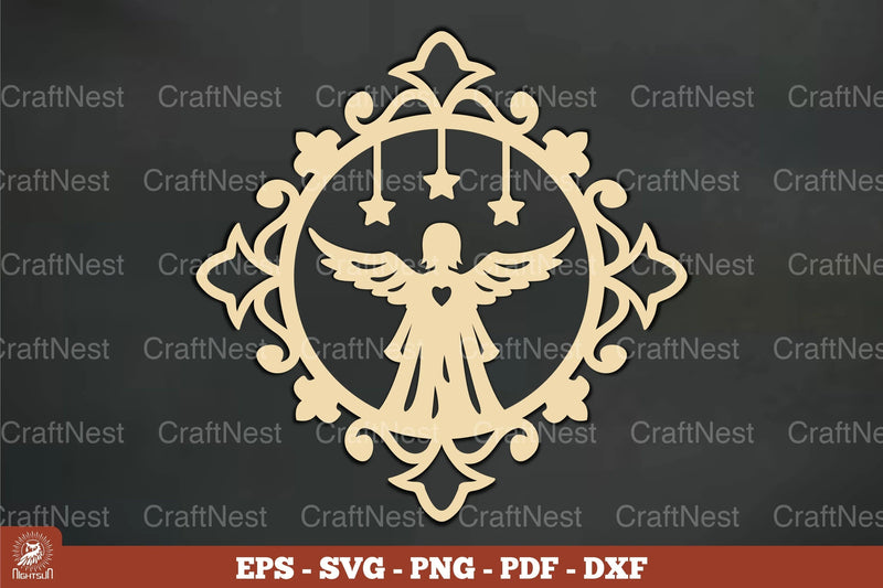 Vintage Angel Ornament Clipart Bundle - CraftNest - Digital Crafting and Art