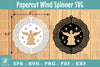 Angel Papercut Wind Spinner SVG Bundle