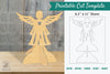 Angel Printable Cut Template - Clipart Bundle