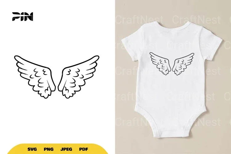Angel Wings SVG Bundle - CraftNest - Digital Crafting and Art