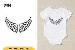 Angel Wings SVG Bundle - CraftNest - Digital Crafting and Art