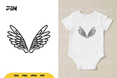 Angel Wings SVG Bundle - CraftNest - Digital Crafting and Art