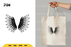 Angel Wings SVG Bundle - CraftNest - Digital Crafting and Art