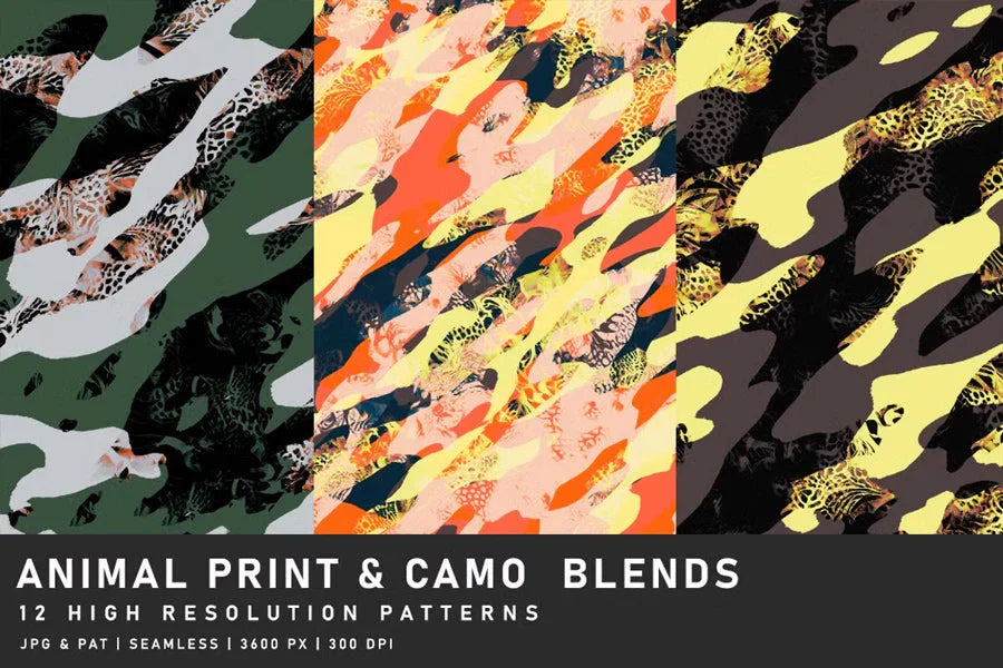 Animal Print and Camo Blends
