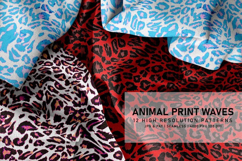 Animal Print Waves - CraftNest - Digital Crafting and Art