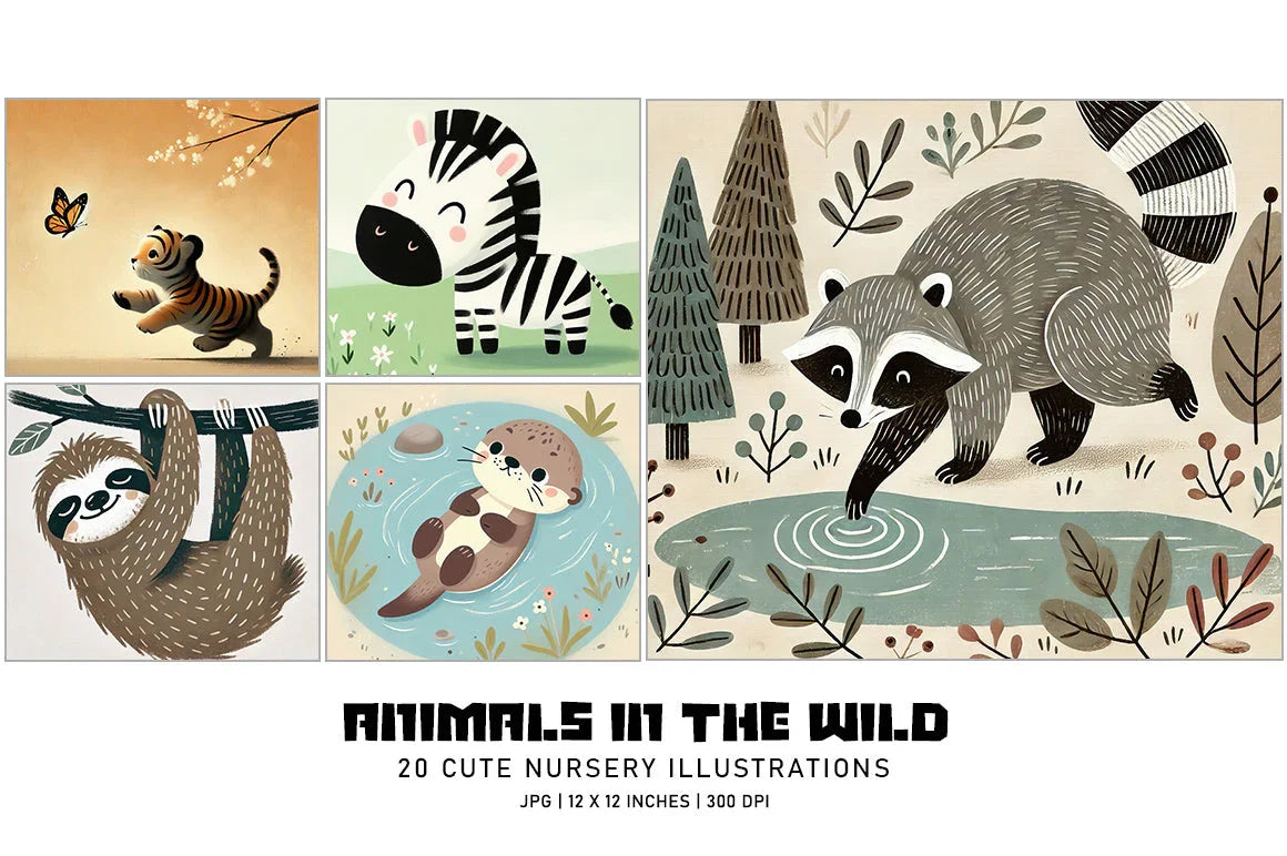 Animals in the Wild - Nursery