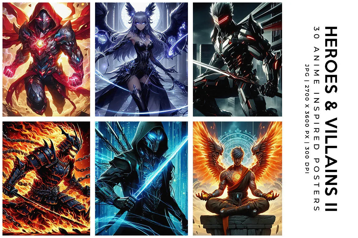 Anime Heroes and Villains - Characters